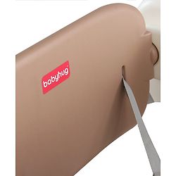 Babyhug Convertible High Chair and Foldable Standing Stool - Brown| Dining Chair| Adjustable Height| Removable Food Tray| Safety Fence| Step Stool| Tool Free Assembly