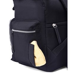 Babyhug SmartNest Multifunctional Diaper Backpack  Black| Water-Resistant| Spacious Compartments|  Ergonomic Shoulder Straps & Stylish Design for Parents