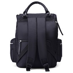 Babyhug SmartNest Multifunctional Diaper Backpack  Black| Water-Resistant| Spacious Compartments|  Ergonomic Shoulder Straps & Stylish Design for Parents