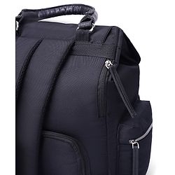 Babyhug SmartNest Multifunctional Diaper Backpack  Black| Water-Resistant| Spacious Compartments|  Ergonomic Shoulder Straps & Stylish Design for Parents