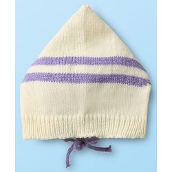 Babyhug Knit Full Sleeves front Open Sweater Set with Cap & Booties - Offwhite