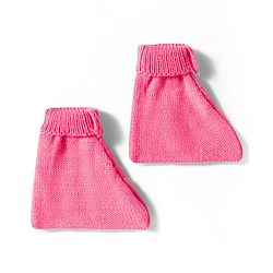 Babyhug Knitted Full Sleeves Front Open Solid Sweater Set With Cap & Mittens - Pink