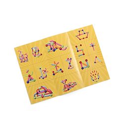 Babyhug Magnetic Colorful Sticks -52 Pieces| Montessori Learning| Learning Building Activity & Educational Toy| for 3+ Year Kids| Creative Gifting| Unlimited Play| Child Safe Material| BIS Certified