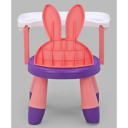Babyhug Kids Feeding Chair with Removable Food Tray| Easy Assembly| Home & Classroom Use| Ideal for Indoor & Outdoor|  Soft Seat| Home & Classroom Use| Comfortable Backrest| Dining Chair - Red & Blue