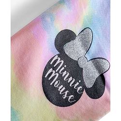 Babyhug Disney Lycra Knit Full Length Leggings With Minnie Mouse Graphics Pack of 3 - Pink & Light Green