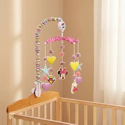 Babyhug Disney Mickey Musical Cot Mobile for Newborn & Toddlers| Crib Décor Toy| Rotating Figures & Gentle Music| Motor Skills & Visual Tracking| Stimulates Hearing| Baby Shower Gift | BIS Certified