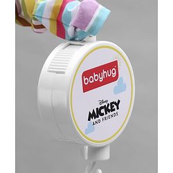 Babyhug Disney Mickey Musical Cot Mobile for Newborn & Toddlers| Crib Décor Toy| Rotating Figures & Gentle Music| Motor Skills & Visual Tracking| Stimulates Hearing| Baby Shower Gift | BIS Certified
