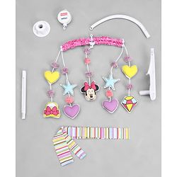 Babyhug Disney Mickey Musical Cot Mobile for Newborn & Toddlers| Crib Décor Toy| Rotating Figures & Gentle Music| Motor Skills & Visual Tracking| Stimulates Hearing| Baby Shower Gift | BIS Certified