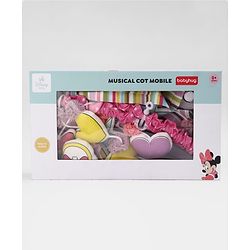 Babyhug Disney Mickey Musical Cot Mobile for Newborn & Toddlers| Crib Décor Toy| Rotating Figures & Gentle Music| Motor Skills & Visual Tracking| Stimulates Hearing| Baby Shower Gift | BIS Certified