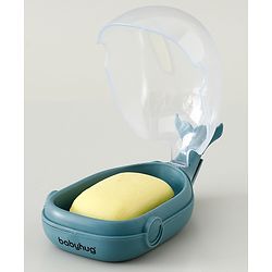 Babyhug Fish Shaped Soap Case -Teal Blue