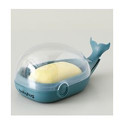 Babyhug Fish Shaped Soap Case -Teal Blue