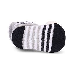 Cute Walk by Babyhug Designed Socks With Football Applique - Black