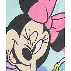 Babyhug Disney Single Jersey Knit Half Sleeves T-Shirt with Minnie & Friends Graphic - Multicolor