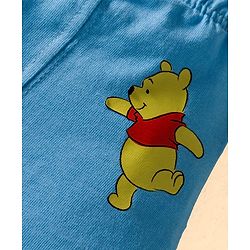 Babyhug Disney Single Jersey Knit Trunks with Winnie the Pooh Graphics Pack of 3 - White & Light Blue