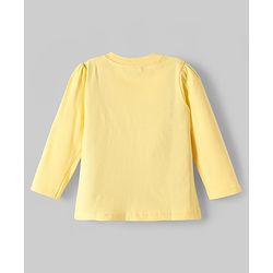 Babyhug Cotton Knit Full Sleeves Night Suit with Rainbow Print - Yellow