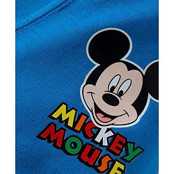 Babyhug Disney Single Jersey Knit Trunks with Mickey Mouse Graphics Pack of 3 - White & Blue
