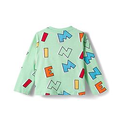 Babyhug Disney Single Jersey Knit Full Sleeves Night Suit With Minnie Mouse Graphics - Light Green