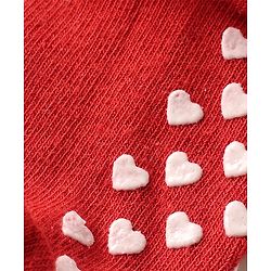 Cute Walk by Babyhug Knit Anti-Bacterial Ankle Length Socks with Frill Design Pack of 3 - Black Red & Pink