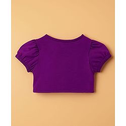 Babyhug Cotton Woven Frock With Half Sleeves  Shrug & Polka Dot & Bow Applique - White
