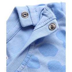 Babyhug 100% Cotton Knit Full Sleeves T-Shirt with Animal Graphic Pack of 3 - Navy Blue Yellow & Light Blue