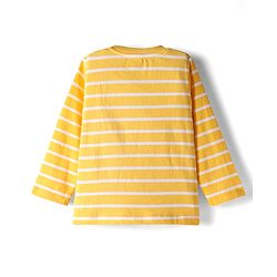 Babyhug 100% Cotton Knit Full Sleeves T-Shirt with Animal Graphic Pack of 3 - Navy Blue Yellow & Light Blue