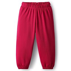 Babyhug Interlock Knit Full Sleeves Top & Trouser Set With Animal Patch - Maroon