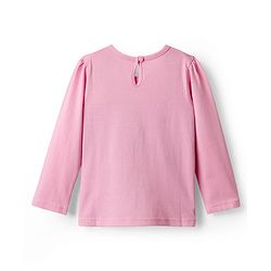 Babyhug 100% Cotton Knit Full Sleeves T-Shirts with Floral & Polka Dots Print Pack of 3 - Grey Pink & Orange