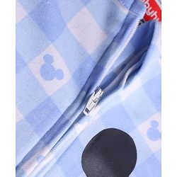 Babyhug Disney 100% Cotton Full Sleeves Footed Sleepsuit With Mickey & Friends Graphic Pack Of 2 - Multi Colour
