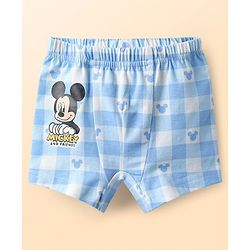 Babyhug Disney 100% Cotton Trunks With Mickey & Friends Graphic Pack Of 3 - Multi Colour
