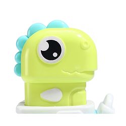 Babyhug Press & Go Dinosaur Toy Car for Kids - Green Battery Free Push & Go Animal Car Toy Motor Skill Development & Fun Play Imaginative Play| Gifting Option BIS Certified
