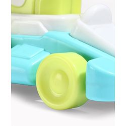 Babyhug Press & Go Dinosaur Toy Car for Kids - Green Battery Free Push & Go Animal Car Toy Motor Skill Development & Fun Play Imaginative Play| Gifting Option BIS Certified