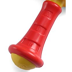 Babyhug Hammer Toy for Babies with Rattle Sound  Yellow| ABS Plastic Baby Activity Toy| Improves Motor Skills & Sensory Development| Easy Grip Manual Hammer Toy| Toddler Gifting Option