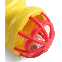 Babyhug Hammer Toy for Babies with Rattle Sound  Yellow| ABS Plastic Baby Activity Toy| Improves Motor Skills & Sensory Development| Easy Grip Manual Hammer Toy| Toddler Gifting Option