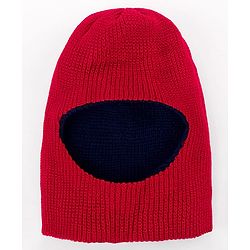 Babyhug Solid Color Woollen Cap - Diameter 12 cm