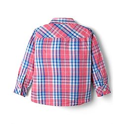 Babyhug Cotton Woven Full Sleeves Checks Shirt - Multicolor
