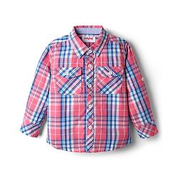 Babyhug Cotton Woven Full Sleeves Checks Shirt - Multicolor