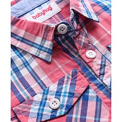 Babyhug Cotton Woven Full Sleeves Checks Shirt - Multicolor