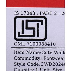 Cute Walk by Babyhug Buckle Closure Ballerinas With Pearl Detailing - Pink