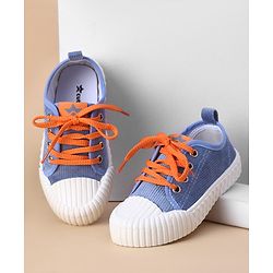 Cute Walk by Babyhug Lace Closure Solid Casual Shoes - Blue