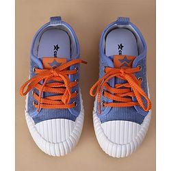 Cute Walk by Babyhug Lace Closure Solid Casual Shoes - Blue
