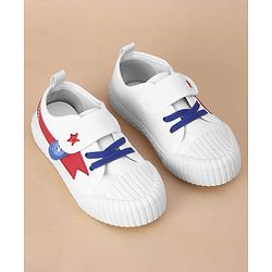 Cute Walk by Babyhug Velcro Closure Casual Shoes - White