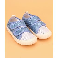 Cute Walk by Babyhug Velcro Closure Colour Block Casual Shoes - Blue