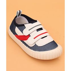 Cute Walk by Babyhug Velcro Closure Colour Block Casual Shoes - Navy Blue