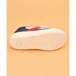 Cute Walk by Babyhug Velcro Closure Colour Block Casual Shoes - Navy Blue