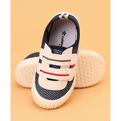 Cute Walk by Babyhug Velcro Closure Colour Block Casual Shoes - Navy Blue