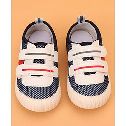 Cute Walk by Babyhug Velcro Closure Colour Block Casual Shoes - Navy Blue