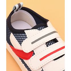 Cute Walk by Babyhug Velcro Closure Colour Block Casual Shoes - Navy Blue