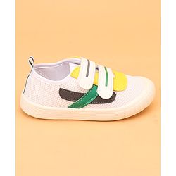 Cute Walk by Babyhug Velcro Closure Colour Block Casual Shoes - Navy Blue