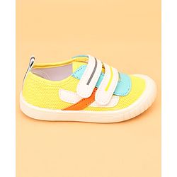 Cute Walk by Babyhug Velcro Closure Colour Block Casual Shoes - Navy Blue
