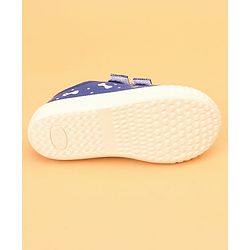 Cute Walk by Babyhug Velcro Closure Puppy Printed Casual Shoes - Black